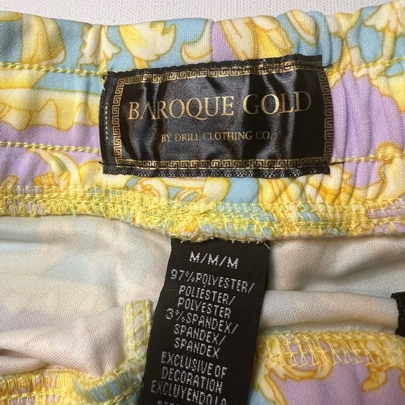 NWT Men's Pastel Baroque Print Board Shorts Size Medium (Z) - Picture 5 of 7
